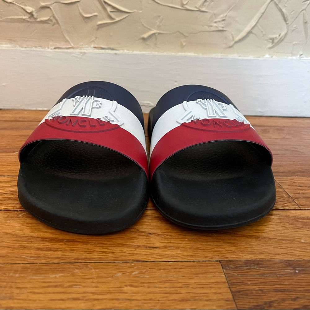 Moncler Basile Slides Size It 43 Multicolor Sanda… - image 2
